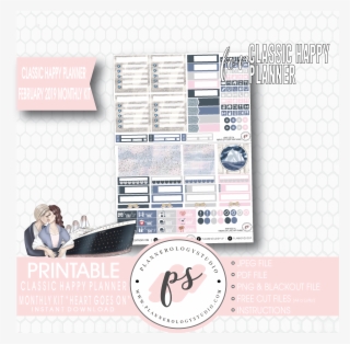 Heart Goes On February 2019 Monthly View Kit Digital