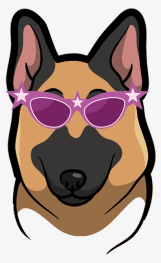 German Shepherd Emoji & Sticker Messages Sticker-3