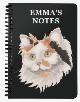 Custom Pet Print Spiral Notebook