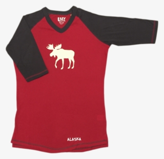 Fair Isle Moose Ladies Pj Tee
