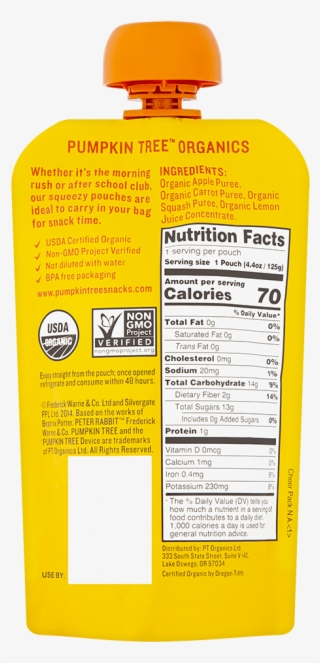 Peter Rabbit Organics Apple Carrot And Squash Fruit