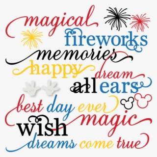 Svg Black And White Download Magical Words Set Cut