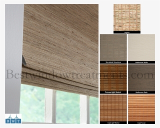 Natural Woven Roman Shades