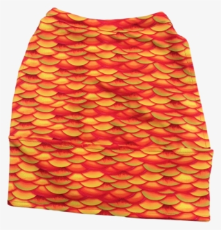 Sea Coral Sunrise Mermaid Swim Top