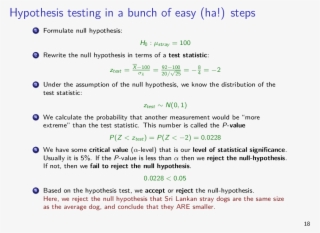 Dogs And Hypothesis Testing