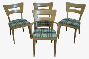 Heywood Wakefield Champagne Mid Century Maple Set Of - Chair