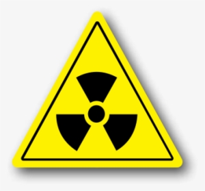 Durastripe Yellow Triangle Floor Safety Sign, Radiation - Biểu Tượng Phóng Xạ