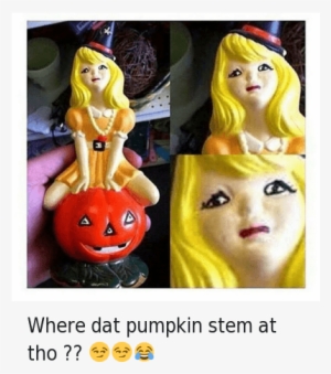 Funny, Lmao, And Well Timed - Pumpkin Stem Meme