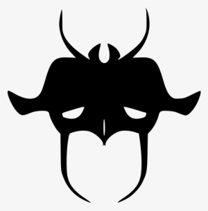 Devilish Mask Clip Art Free Vector - Mask Clip Art