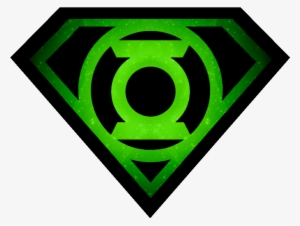 Blank Shield Clipart - Superman Green Lantern Logo