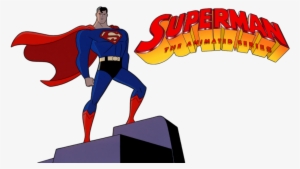 Superman Flying Up Png - Superman Animated Series Logo