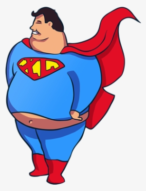 Superman Comic, Batman, Fat Character, Famous Superheroes, - Fat Superman Png