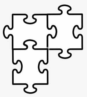 Puzzle Clipart Black And White - Clipart Puzzle