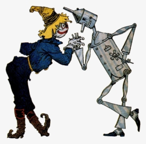 Free Stock The Scarecrow And Tin Woodman Public Domain - Wizards Of Oz Png
