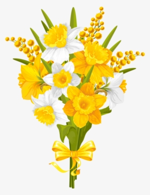 Png Flowers Clip - Clipart Yellow Flower Vase