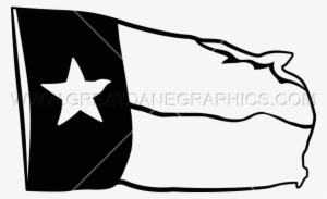 Clip Art Transparent Library Flag Production Ready - Texas Flag Black And White Clipart
