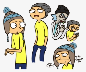 Pocket Mortys Is Great - Cartoon