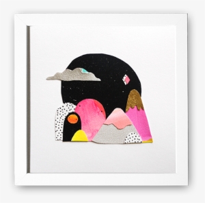 Image Of Mountain Bloobs - Illustration