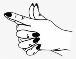 Sticker Png Finger Gun