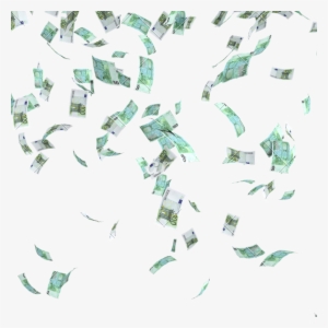 Money Falling From The Sky Png - Bed Sheet