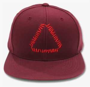 Official Warpaint Embroidered Triangle Logo Snapback - Warpaint Embroidered Triangle Logo Snapback (maroon)