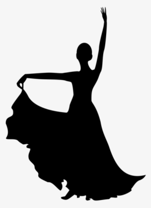 Clip Free Stock Spanish Dancer Png Clip Art Image - Flamenco Dance Silhouettes Png