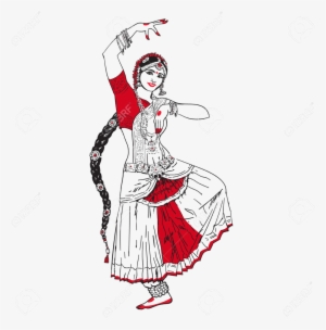 Arch Vector Abstract - Bharatanatyam Images For Drawing