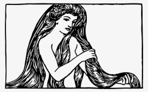 This Free Icons Png Design Of Maiden With Long Hair