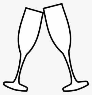 Bottle Drawing At Getdrawings Com Free For - Champagne Glasses Clip Art