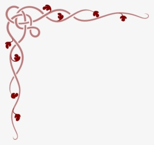 Clip Arts Related To - Corner Border Png Red