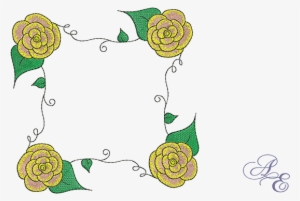 Rose Vine Square - Vines In A Square