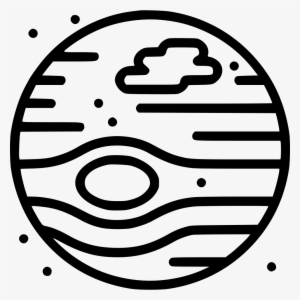Jupiter Comments - Outline Of Jupiter Png