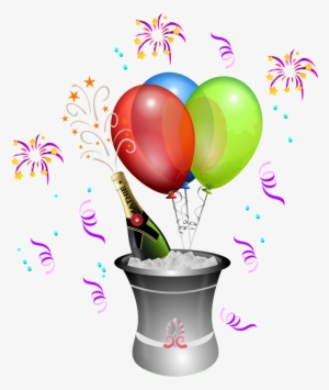 Free To Use Public Domain New Year Clip Art - Champagne Clipart