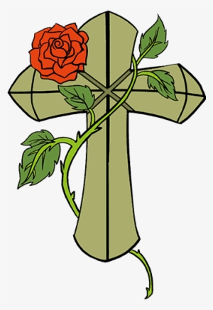 Drawn Vine Rose - Drawing