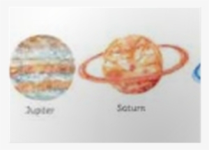 Mercury, Venus, Earth, Mars, Jupiter, Saturn, Uranus, - Amazingwall Sparking Crystal Planet Wall Self Adhesive