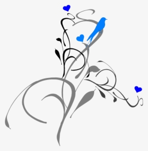 Bird On A Vine Clip Art At - Vine Clip Art