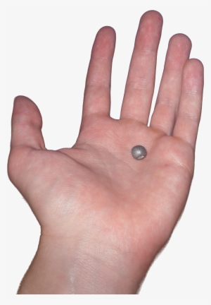 Beryllium Held In Hand - Open Hand Transparent Png