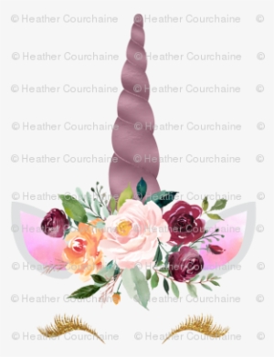 Autumn Watercolor Floral Unicorn 3x4" Back - Personalised Tote Bag. Floral Tote Bag. Bridesmaid