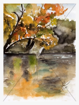 Postcard Ossenberg - Watercolor Paint
