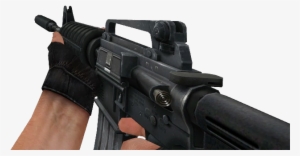 V M4a1 Source Sil - Guns In Hand Png