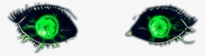 Eyes Green Horror Scary Sticker Fte Picsartpassion - Picsart Horror Eyes Png