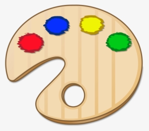 Art, Color, Paint, Palette, Painter, Red, Blue, Yellow - Painting Clipart Transparent Background