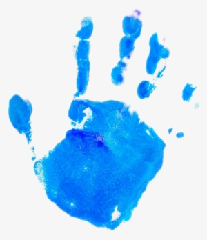 Hand Palm Print Handprint Palmprint - Rectangle Refrigerator Magnet Finger Paint Hand Print