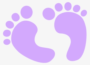 Handprint Clipart Purple Baby - Sonajas Para Baby Shower