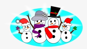 Medium Image - Clipart Snowman Family