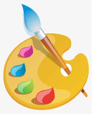 Paint Palette - Utiles Escolares Animados Png