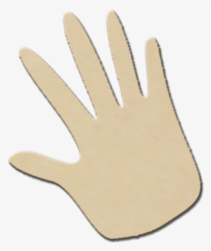 Wooden Hand Print Cut Out - Sign