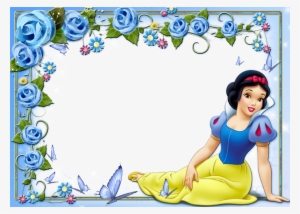 Download Snow White Frame Png Clipart Snow White Disney - Moldura Branca De Neve
