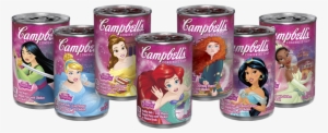 Disney Princess Cans - Campbell Soup Disney Princesses