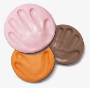 Diy Beautiful Child Impression Baby Handprint Clay - Cookie